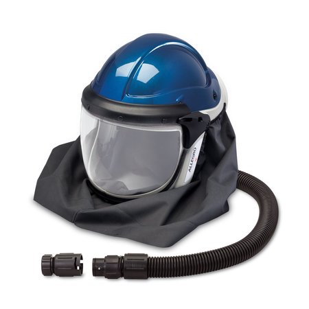 ALLEGRO INDUSTRIES Deluxe Supplied Air Shield/Helmet w/Air 9904-HC