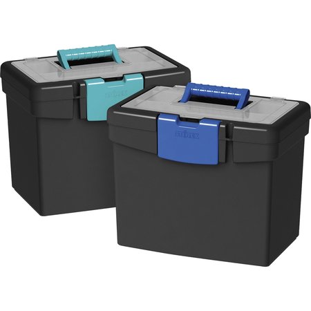 Storex File Storage Box, PK2 61414B02C