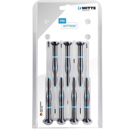 KNIPEX Screwdriver Sets, WITTRON 7 pc Slotted A 9T 89342