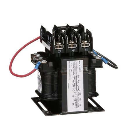 SQUARE D Control Transformer, 150 VA, Not Rated, 55 °C, 115/230V AC, 380/400/415V 115/230V 9070TF150D33