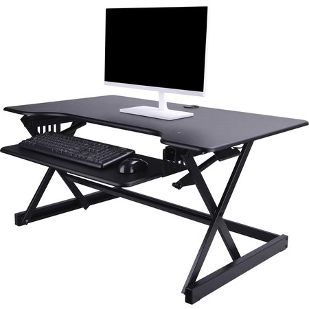Lorell Deluxe Adjustable Desk RiserBlack LLR99759