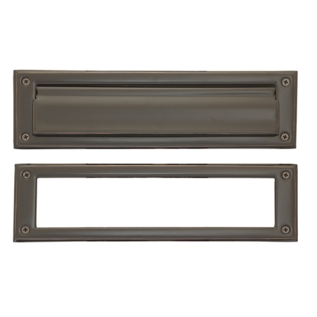 BRASS ACCENTS Mail Slot, 3x10", Venetian Bronze A07-M0070-613VB