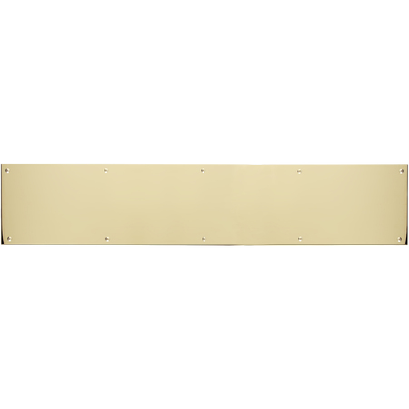 BRASS ACCENTS Kick Plate, 8x28", Polished Brass-Alumi A09-P0828-628