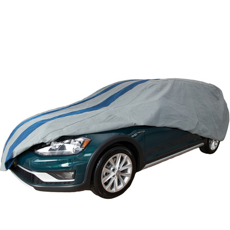 DUCK COVERS Rally X Grey Station Wagon Cover, 15 ft 4 in A4SW184