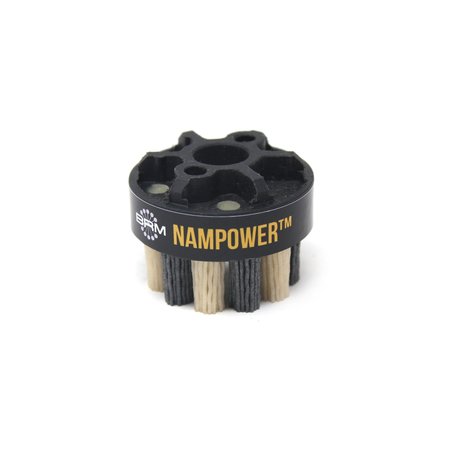 NAMPOWER BRUSH NAMPOWER ADD5018120 Abrasive Disc Brush, Dot Style, 50mm Diameter, 18mm Trim, 120 Grit ADD5018120
