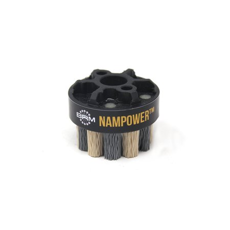 NAMPOWER BRUSH NAMPOWER ADD5018320 Abrasive Disc Brush, Dot Style, 50mm Diameter, 18mm Trim, 320 Grit ADD5018320