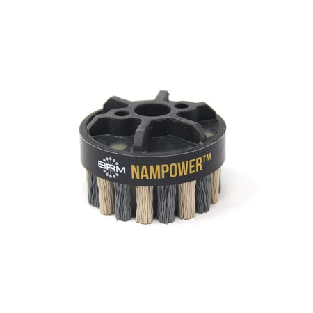 NAMPOWER BRUSH NAMPOWER ADD6018320 Abrasive Disc Brush, Dot Style, 60mm Diameter, 18mm Trim, 320 Grit ADD6018320