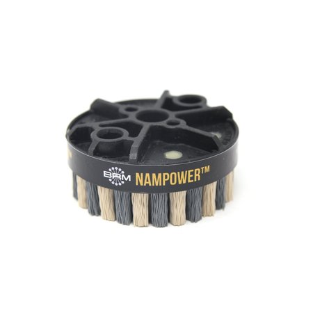 NAMPOWER BRUSH NAMPOWER ADD8018320 Abrasive Disc Brush, Dot Style, 80mm Diameter, 18mm Trim, 320 Grit ADD8018320