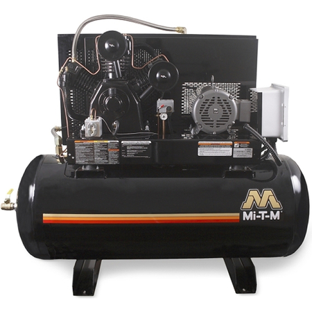 MI-T-M M Series Horizontal Air Compressor, 10 H ADS-20310-120HM