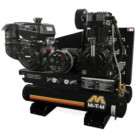 MI-T-M Stationary Compressor/Generator Combo, 4 AG2-SK14-08M1