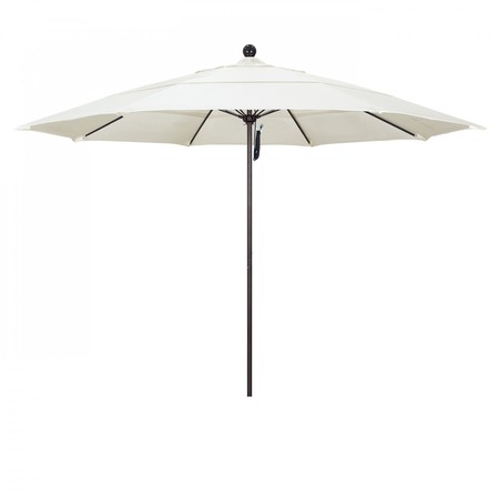 MARCH Patio Umbrella, Octagon, 107" H, Sunbrella Fabric, Canvas 194061001127