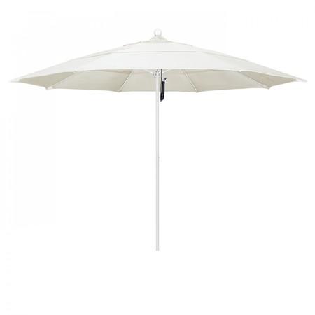 MARCH Patio Umbrella, Octagon, 107" H, Sunbrella Fabric, Canvas 194061001967