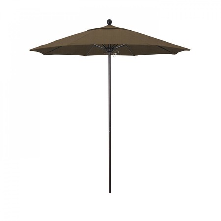 MARCH Patio Umbrella, Octagon, 96" H, Olefin Fabric, Woven Sesame 194061004203