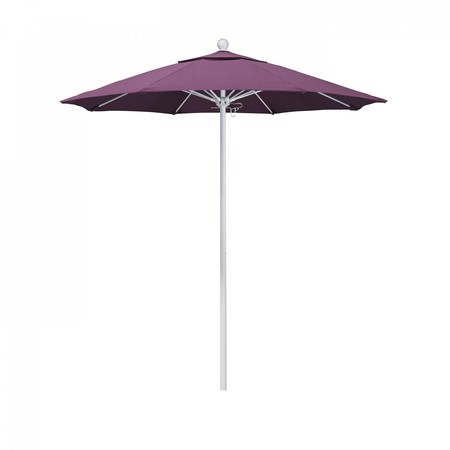 CALIFORNIA UMBRELLA Patio Umbrella, Octagon, 96" H, Sunbrella Fabric, Iris 194061004876