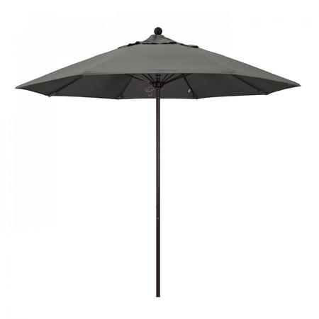 CALIFORNIA UMBRELLA Patio Umbrella, Octagon, 103" H, Sunbrella Fabric, Charcoal 194061006313