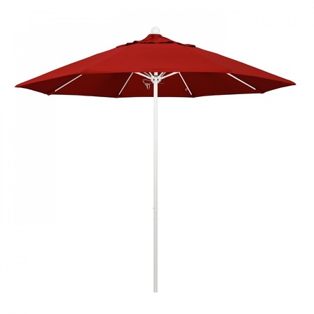 CALIFORNIA UMBRELLA Patio Umbrella, Octagon, 103" H, Pacifica Fabric, Red 194061007822
