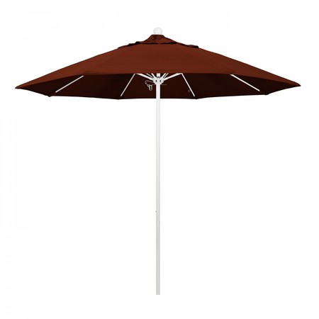 CALIFORNIA UMBRELLA Patio Umbrella, Octagon, 103" H, Pacifica Fabric, Brick 194061007945