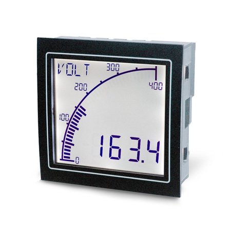 TRUMETER Analog Panel Meter, DC, 68mm x 68mm, Screw APM-SHUNT-APO