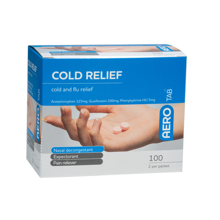 Aerotab Cold And Cough Relief Tablets ATCO100