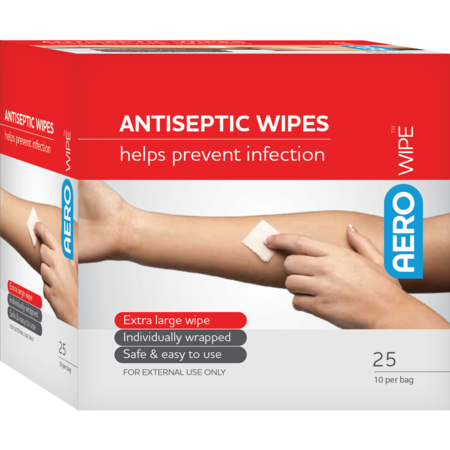 AEROWIPE Antiseptic Wipes X10 AW8010