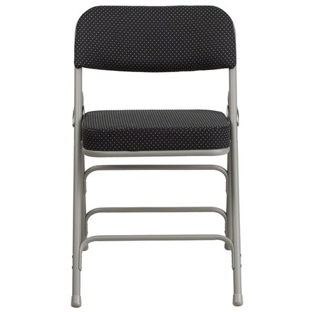 Flash Furniture Black Fabric Folding Chair AW-MC320AF-BK-GG