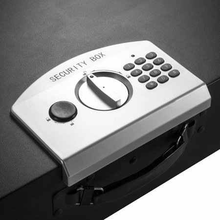 Barska Security Safe, 0.5 cu ft, 16.5 lb, Digital Keypad, Locking Latch Lock AX11910