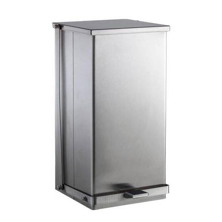 BOBRICK Trash Can, Silver, Stainless Steel B220816