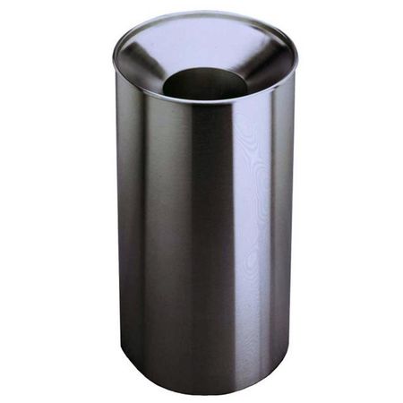 BOBRICK Trash Can, Silver, Stainless Steel B2400