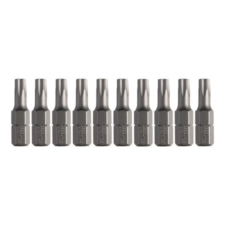 VESSEL Insert Bit 1/4" Hex, T25x25.4H, PK10 B33T25254H