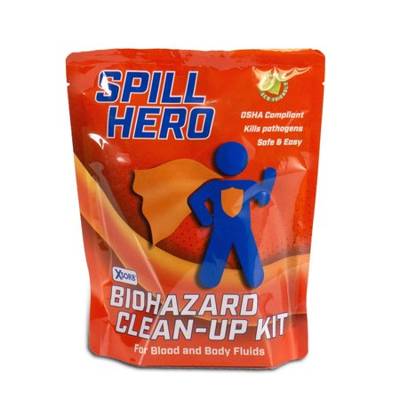 SPILL HERO Biohazard Spill Kit, PK12 BK107-12