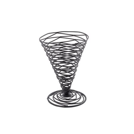 TABLECRAFT Artisan App Cone, Blk, 4.75"X6.75 BK157