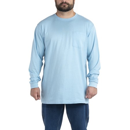 Berne Pocket Tee, HW, Long Sleeve, 6XL, Tall BSM23