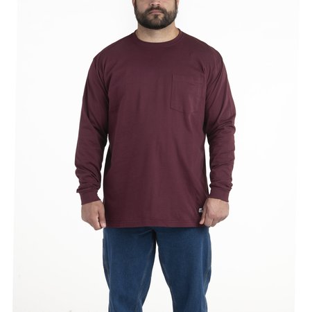 BERNE Pocket Tee, HW, Long Sleeve, 6XL, Tall BSM23