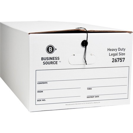 BUSINESS SOURCE Storage Box, 12 PK 26757