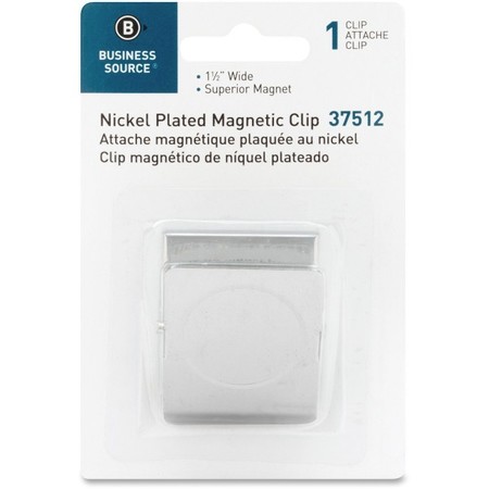 BUSINESS SOURCE Clip, Magnetic, Square, Small 37512