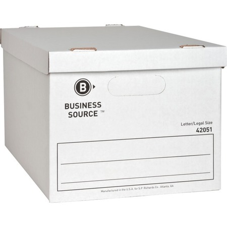 BUSINESS SOURCE Storage Box, 12 PK 42051