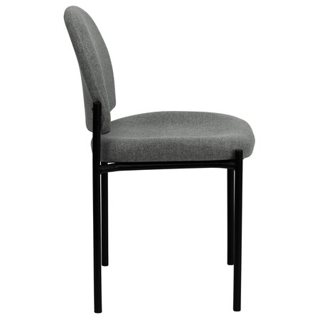 Flash Furniture Gray Fabric Stack Chair BT-515-1-GY-GG