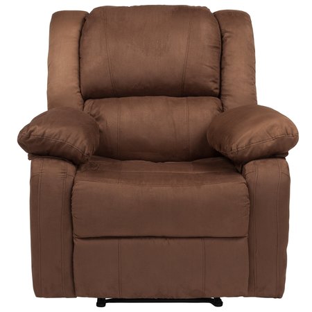 Flash Furniture Recliner, Harmony, Microfiber, Brown BT-70597-1-BN-MIC-GG