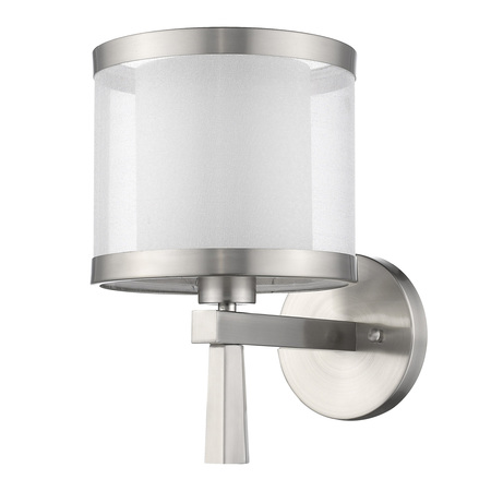 ACCLAIM LIGHTING Lux 1-Light Wall Sconce Brushed Nickel BW8947