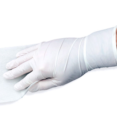 BEE-SAFE Nitrile Cleanroom Gloves, 12", L, PK1000 GLH-CRN-12-LG