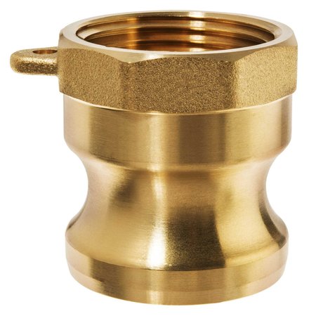 USA INDUSTRIALS Cam and Groove Fitting, Brass, A, 3/4" Adapter x 3/4" Female NPT BULK-CGF-178