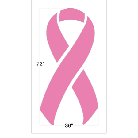 NEWSTRIPE Stencil, Breast Cancer Ribbon, 1/16" 10004450