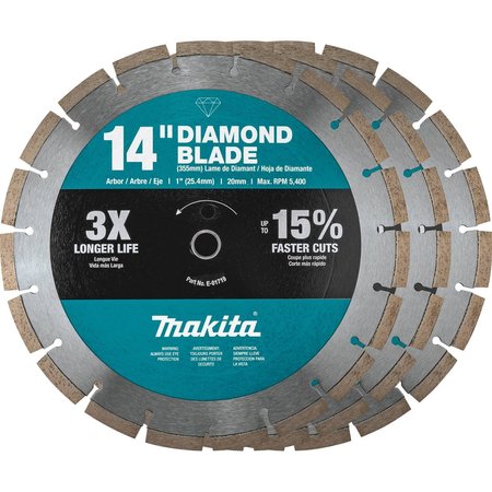 Makita Diamond Blade 14", Segmented, Gener, PK3 B-69646