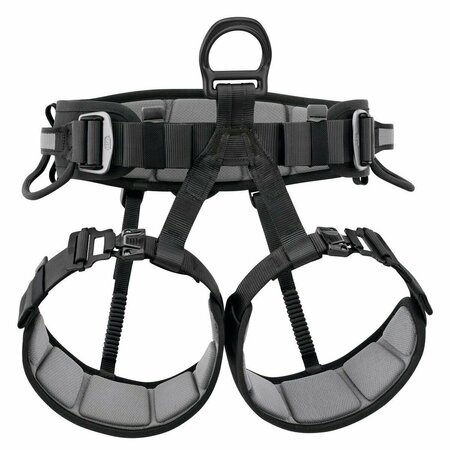 PETZL Seat Harness, Black, Size 0 C038DA02