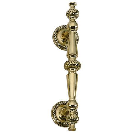 BRASS ACCENTS Rope Cabinet Pull and Plates, 9-1/2" C06-P4590-605