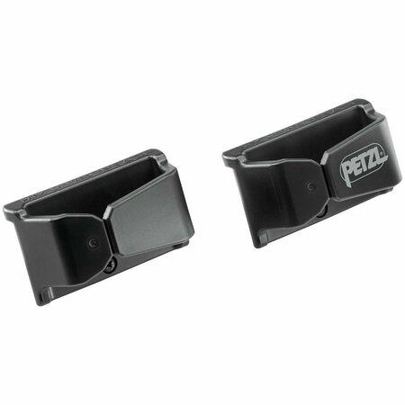 PETZL Lanyard Connector Holders, 2, Black, PR C088AA01