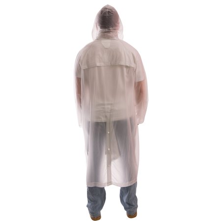 Tingley Raincoat, PVC, Clear, 3XL, 48" C61210