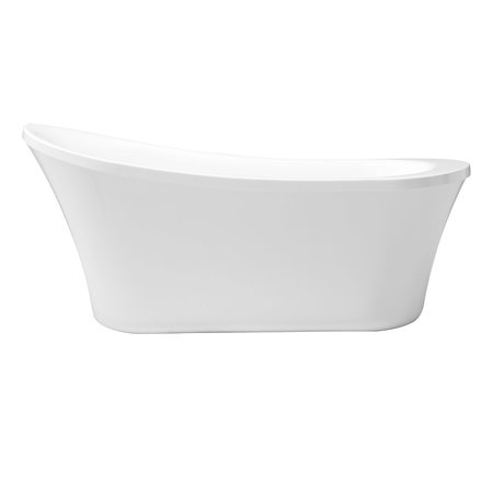 CAHABA Bathtub, 65 in.L, 29-1/8 in.W, Acrylic CA401005