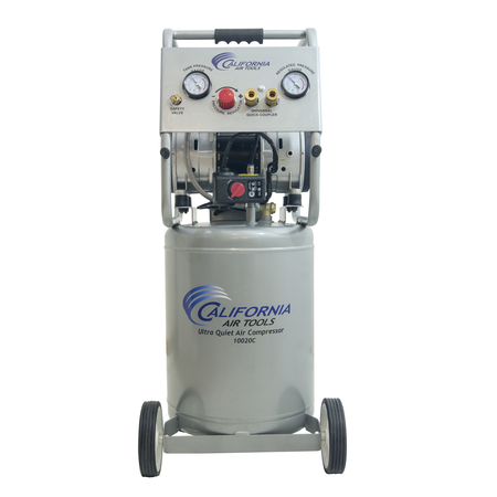 California Air Tools Ultra Quiet Oil-Free Air Compressor 10 gal 2-HP 220V 10020C-22060