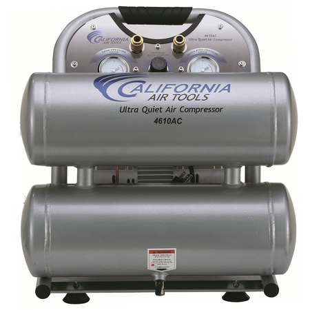 California Air Tools Air Compressor, Ultra Quiet, 1.0 HP 4610AC
